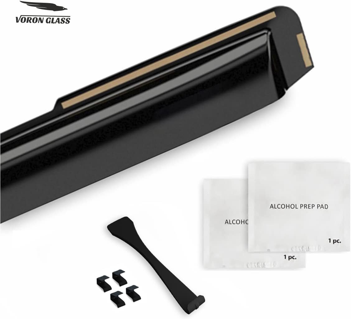 Voron Glass in-Channel Extra Durable Rain Guards for Mazda CX-5 2017-2025, Window Deflectors, Vent Window Visors, 4 Pieces - 200682