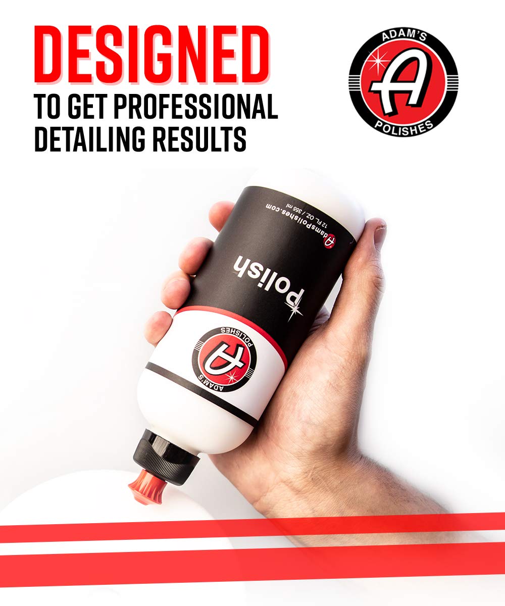 Adam's Polishes 2-Step Polishing System 12oz Combo - Silicone-Free, Body Shop Safe Formula - Quick, Professional Correcting and Polishing Results for Clear Coat, Gel Coat, Single Stage Finishes