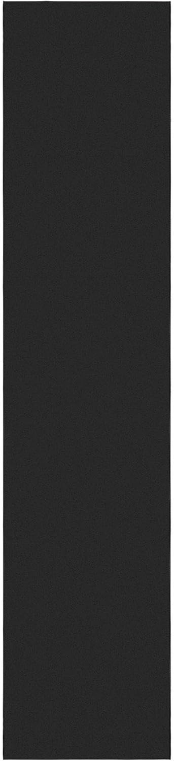 Ottomanson Hallway Runner Rug 2'7" x 12' Non Slip Solid Area Rugs Easy to Clean Laundry Rug Runner Durable & Pet Friendly Floor Carpet Runners for Hallways Entryway Living Room Kitchen, Black