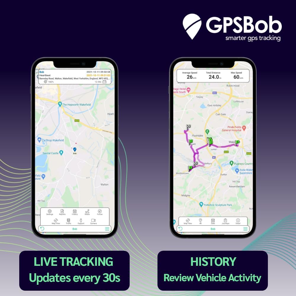 5 Year 4G 12/24v Wired GPS Tracker, All Inclusive, No Monthly Fees, No Subscriptions, One Off Fee, 5 Years Service Included, Car, Van, Truck, Caravan, RV, Plug and Play