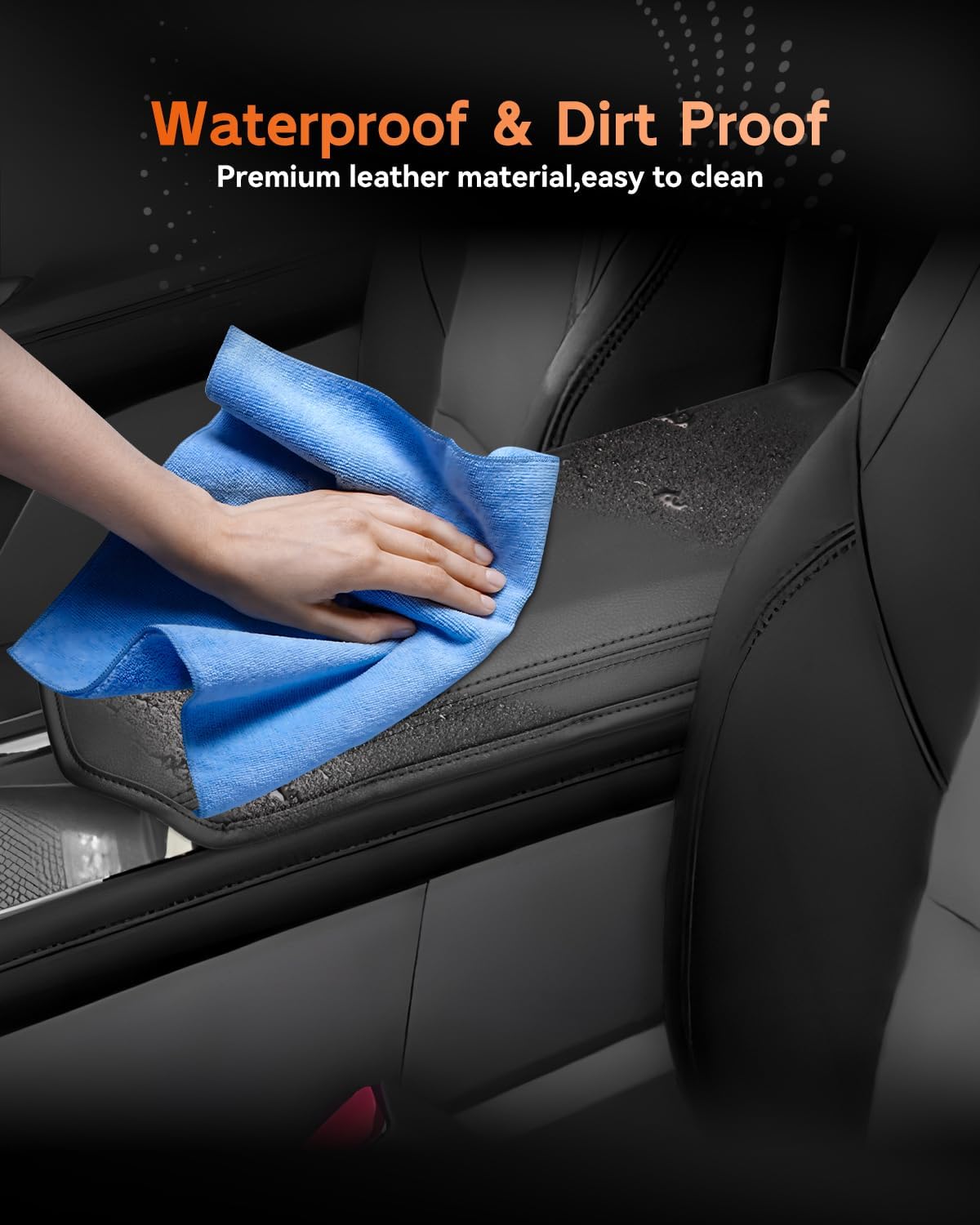 CDEFG for Chevrolet Blazer EV 2024 2025 2026 Center Console Cover Armrest Box Cover for Chevy Blazer EV (LT, RS) Accessories Console Arm Rest Protector