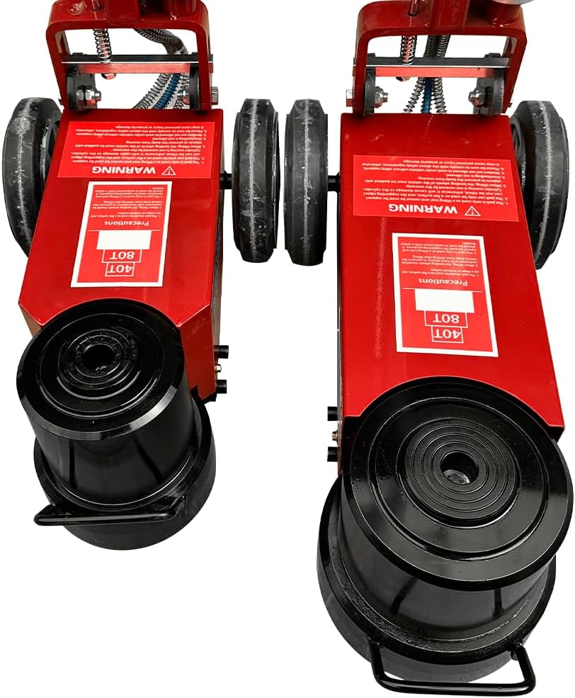 80 Ton Heavy Duty Floor Jack Pneumatic Hydraulic Jack Car Truck Lift Fit for Garages, Repair Shops Lift Range 7.6"- 14.5"