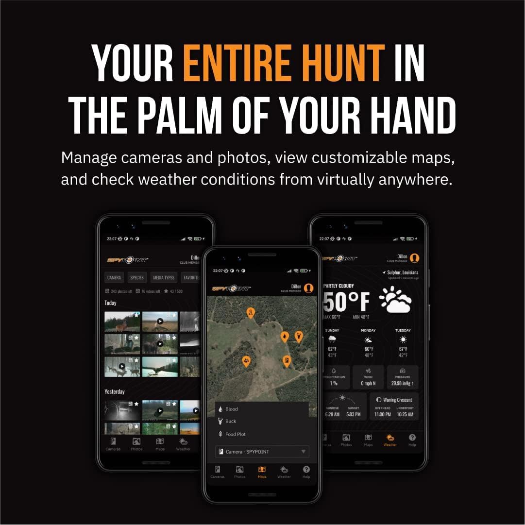 SPYPOINT 32GB Micro SD Memory Card Trail for Cameras | Adapter Media Storage for Trail and Game Cameras Designed | Used in Hunting and Trail Cams (Class 10 Speed)