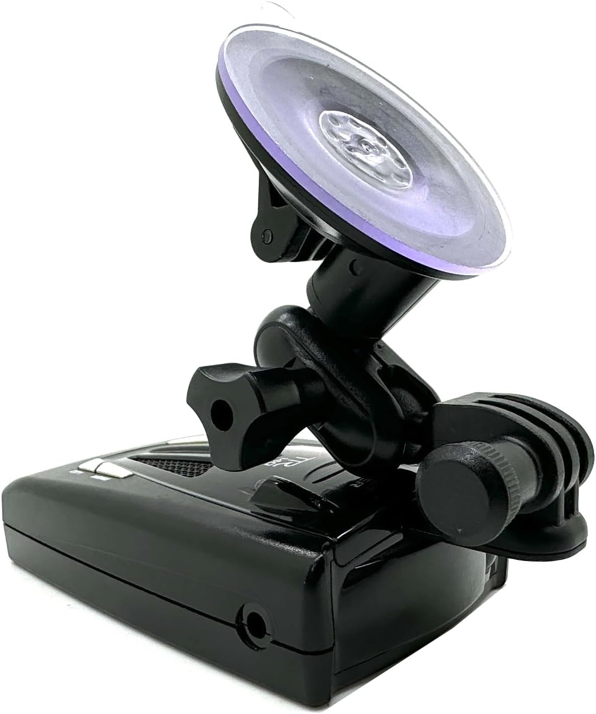Ehnanced Dual Ball Joint Adjust Suction Cup Bracket Compatible forfor Escort MAX MAX2 2 or version 1 Max360 Radar Detector w/Slide in Metal Plate Connection (Not compatible with other Models)