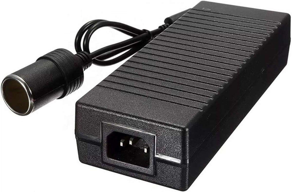 12V 15A Power Adapter Car Charger Converter,Car Cigarette Lighter Socket AC/DC Power Supply Adapter Transformer for Tire Inflator, Car Refrigerator, Car Vacuum Cleaner, and Other Car Devices