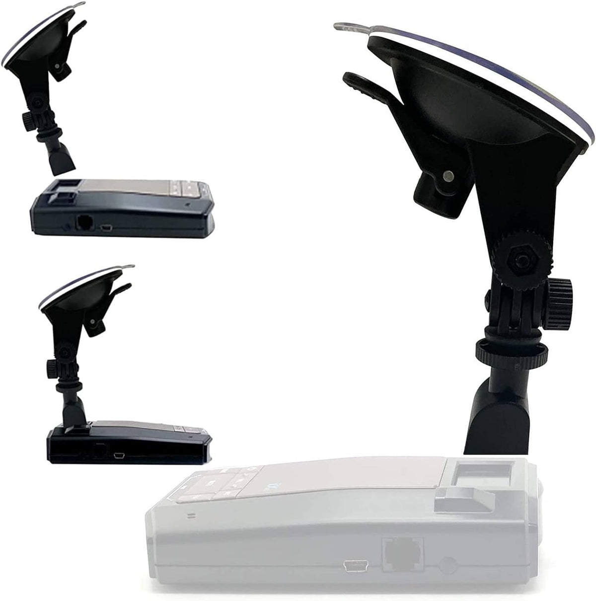EZ Mag Suction Mount, Strong Suction Mount for Escort IX, IXC, Max 3, Redline EX Beltronics Cobra DualPro GT 360 Radar Detector Black EZ Magnetic Mount-Upgraded Version