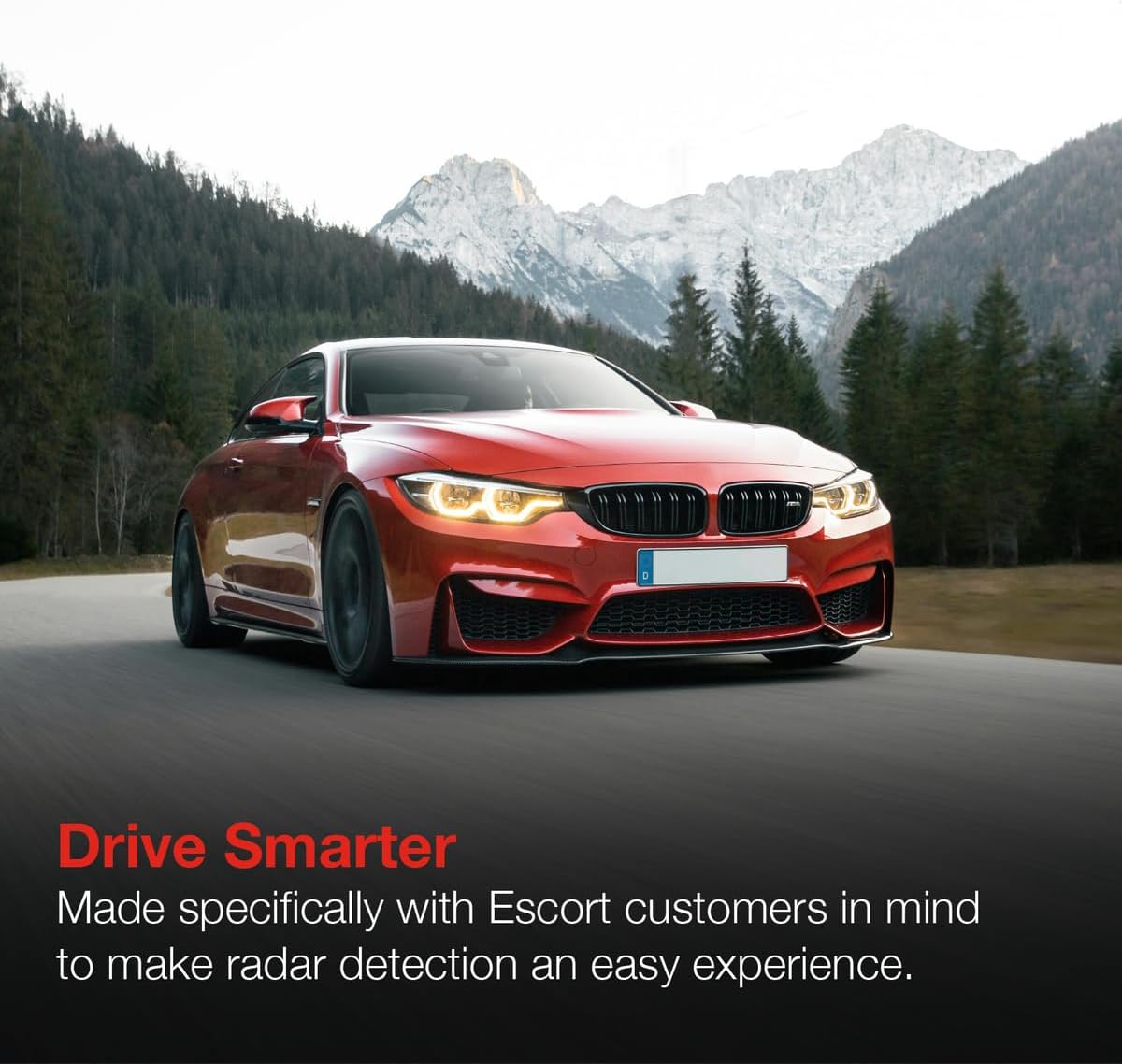 Escort Cobra Official Direct Wire SmartCord, Charges Through Vehicle’s Electrical System, Works with All Current Generation Escort and Cobra Windshield Mounted Detectors, Red LED Alert Indicator