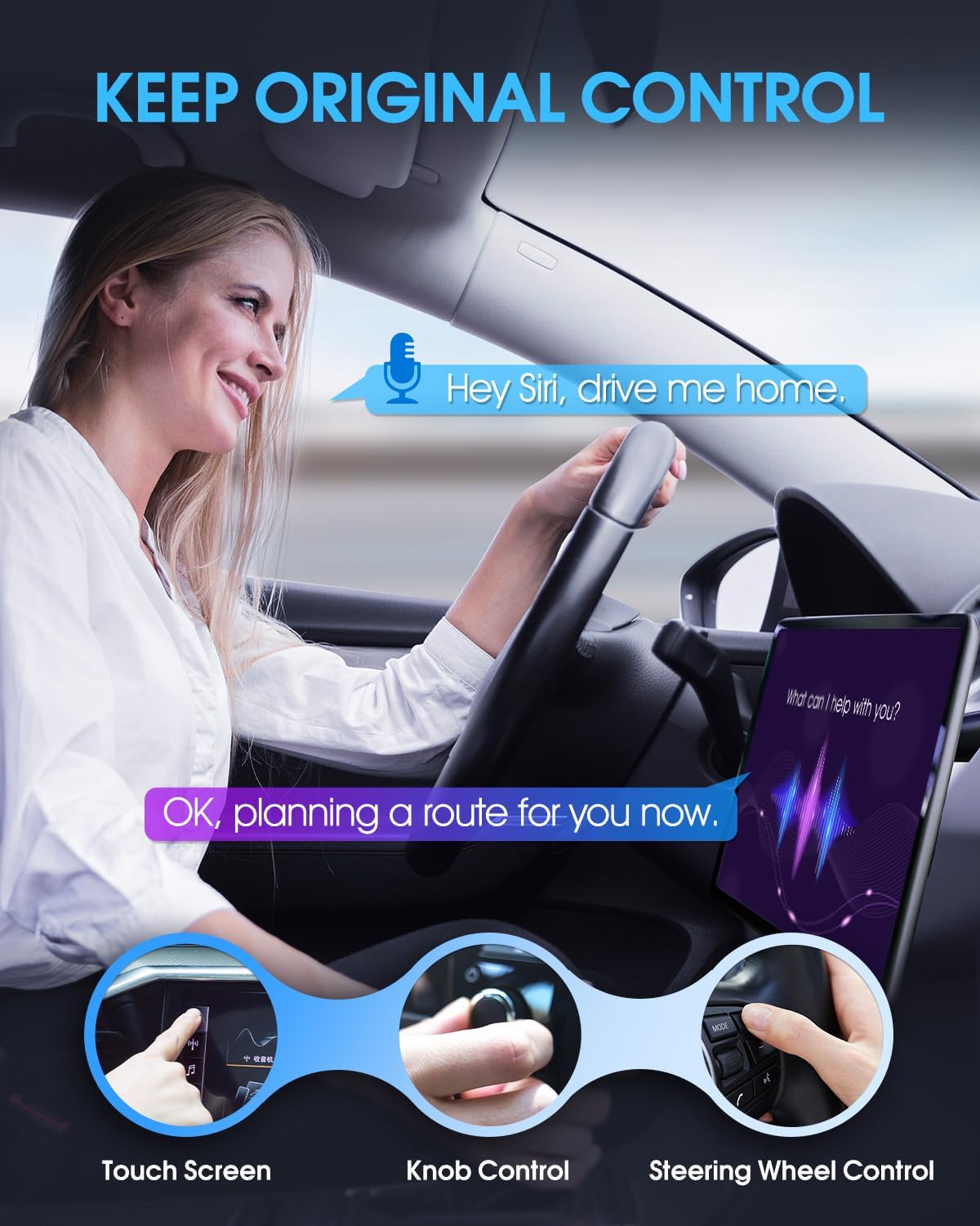 Wireless CarPlay Adapter - Fast & Stable Connection for Carplay Wireless Adapter Convert Factory Wired to Wireless CarPlay Dongle Plug & Play Car Play Fit for iPhone iOS 10+ (Dark Gold)