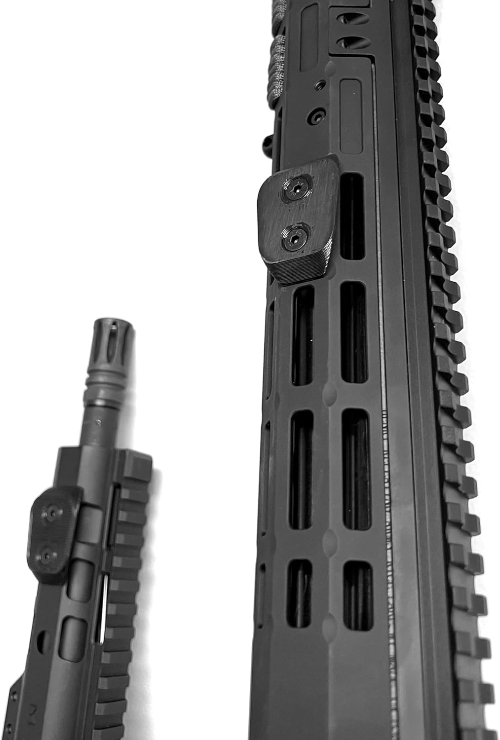 Spartan Mounts Locking .223/5.56 Rifle Mount Wall Display | Low Profile Floating Design Vertical and Horizontal Mounting Solution | Gun Room Safe Storage Organzation | Made in USA