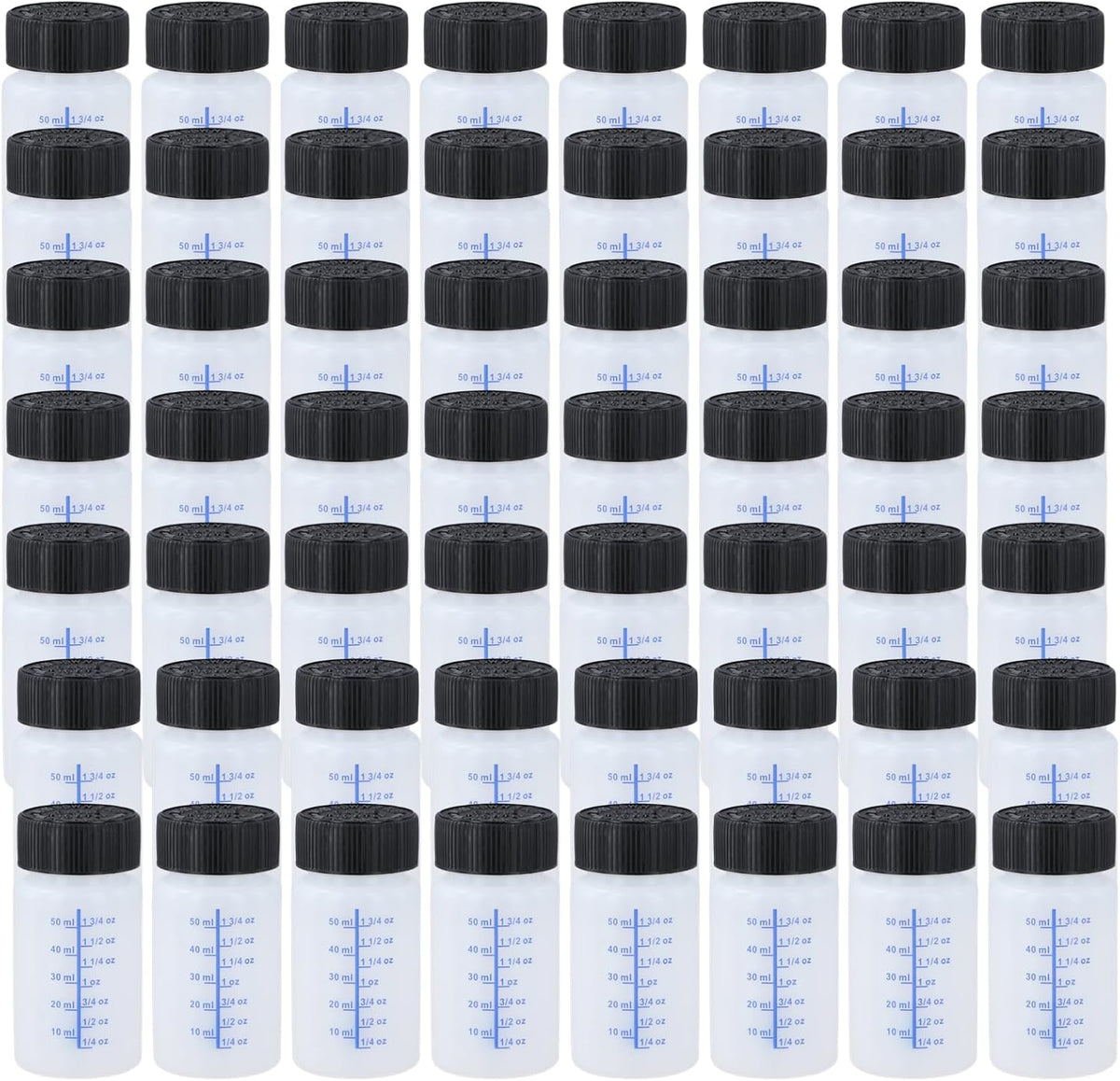 60 Pcs 2 Oz Touch Up Paint Container - Empty Paint Touch Up Bottles with Brush, Safe Lids, and Mixing Balls for Fixing Car Scratches