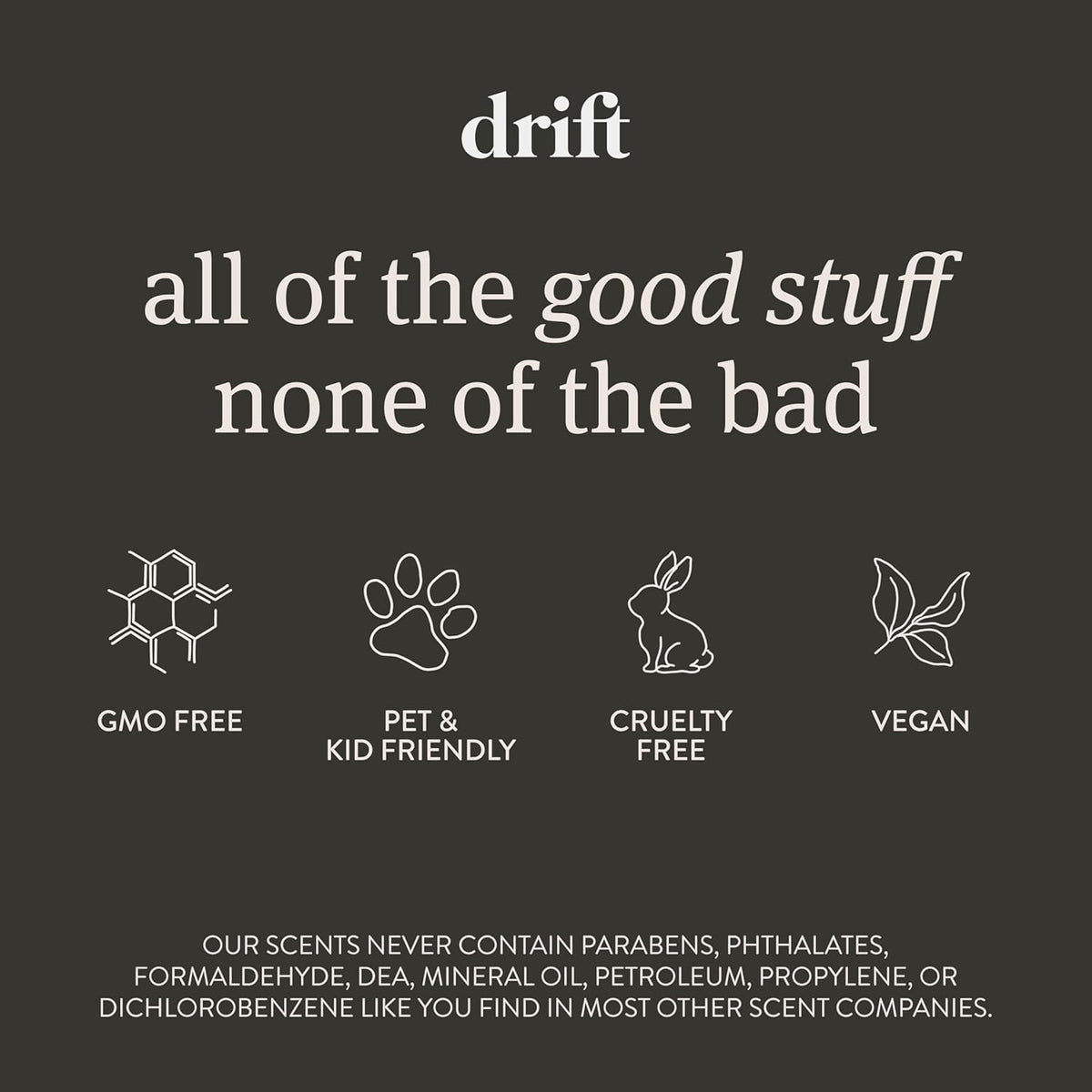 Drift Car Air Freshener - Stone Air Freshener - Car Odor Eliminator - Grove Scent Starter Kit