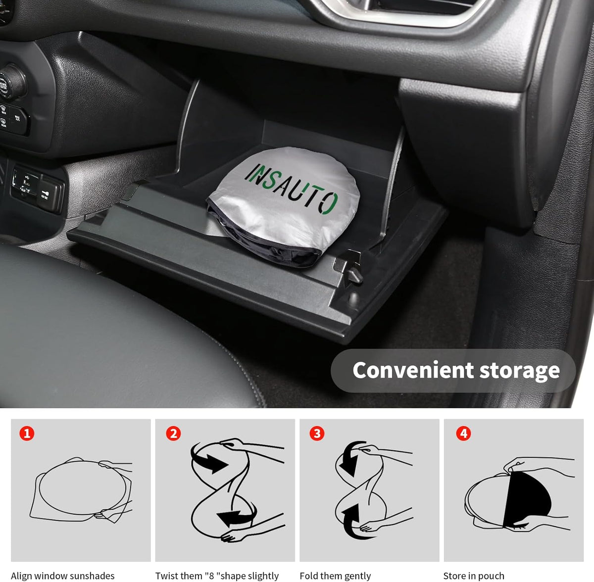 for Odyssey 2026 Windshield Sun Shade Foldable Sunshade fit for Honda Odyssey 2018-2024 2025 LX,EX,EX-L,Touring,Elite Minivan Windshield Cover, Front Window Shield 210T Sun Visor Car Accessories