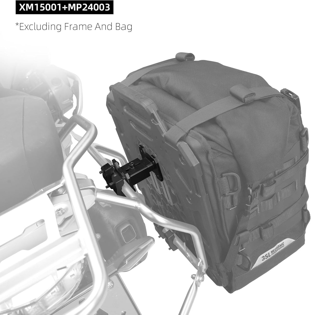 Rhinowalk Motorcycle Saddle Bag Extender