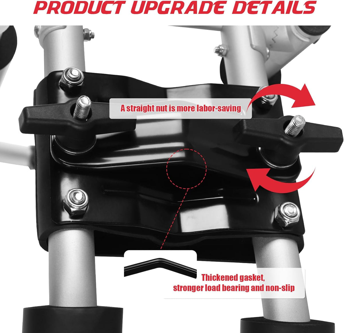 FORWODE Kayak Roof Rack, 2 in 1 Aluminum 2 Pair J-Bar Roof Rack, Folding Adjustable Rack, Weight 160 LBS Heavy Duty Kayak Roof Carrier 2 Kayak, Canoe, SUV, Surfboard on SUV, Car and Truck Crossbar