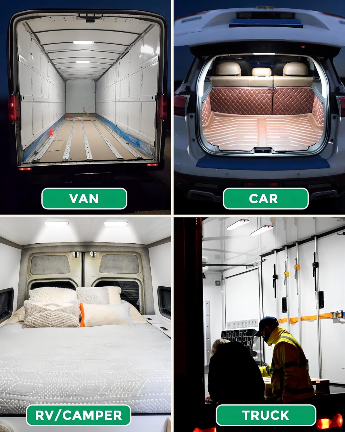 150LED 12V-30V RV Lights Interior, 12 Volt LED Lights with 3 Colors&Dimmable Brightness, Ultra Bright Ceiling Dome Light Fixture Interior for Van, Car, Camper, RV, Boat, Trailer(2700-6000K)