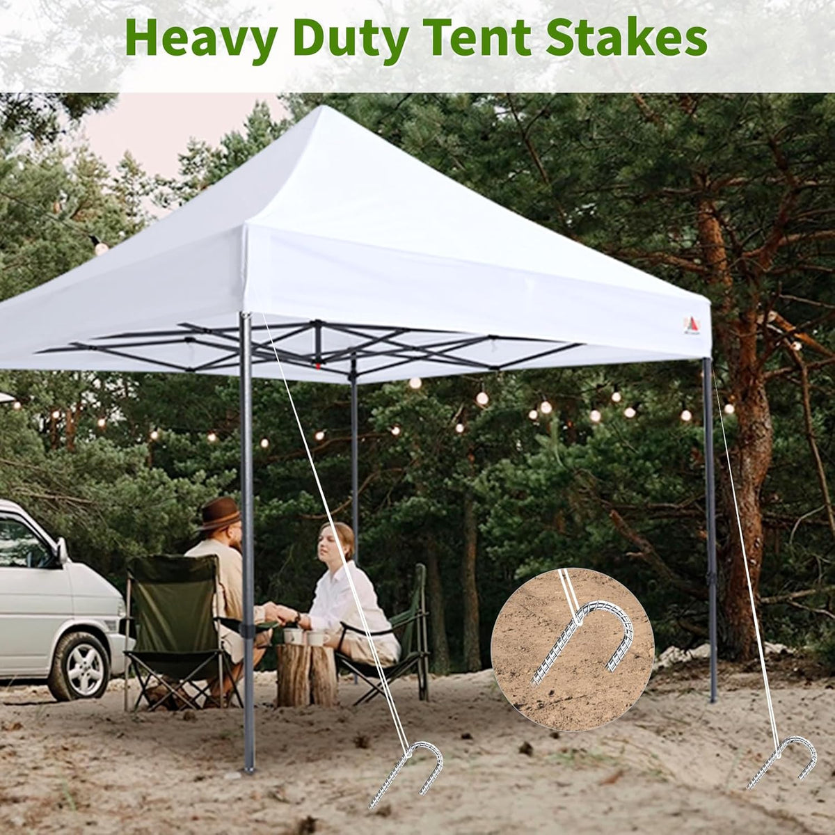12 inch Fence Stakes Heavy Duty 50-Pack J Hook Rebar Ground Stakes Anchor Galvanized Tent Stakes for Outdoor Decorations Inflatables Metal Stakes for Wire Fencing