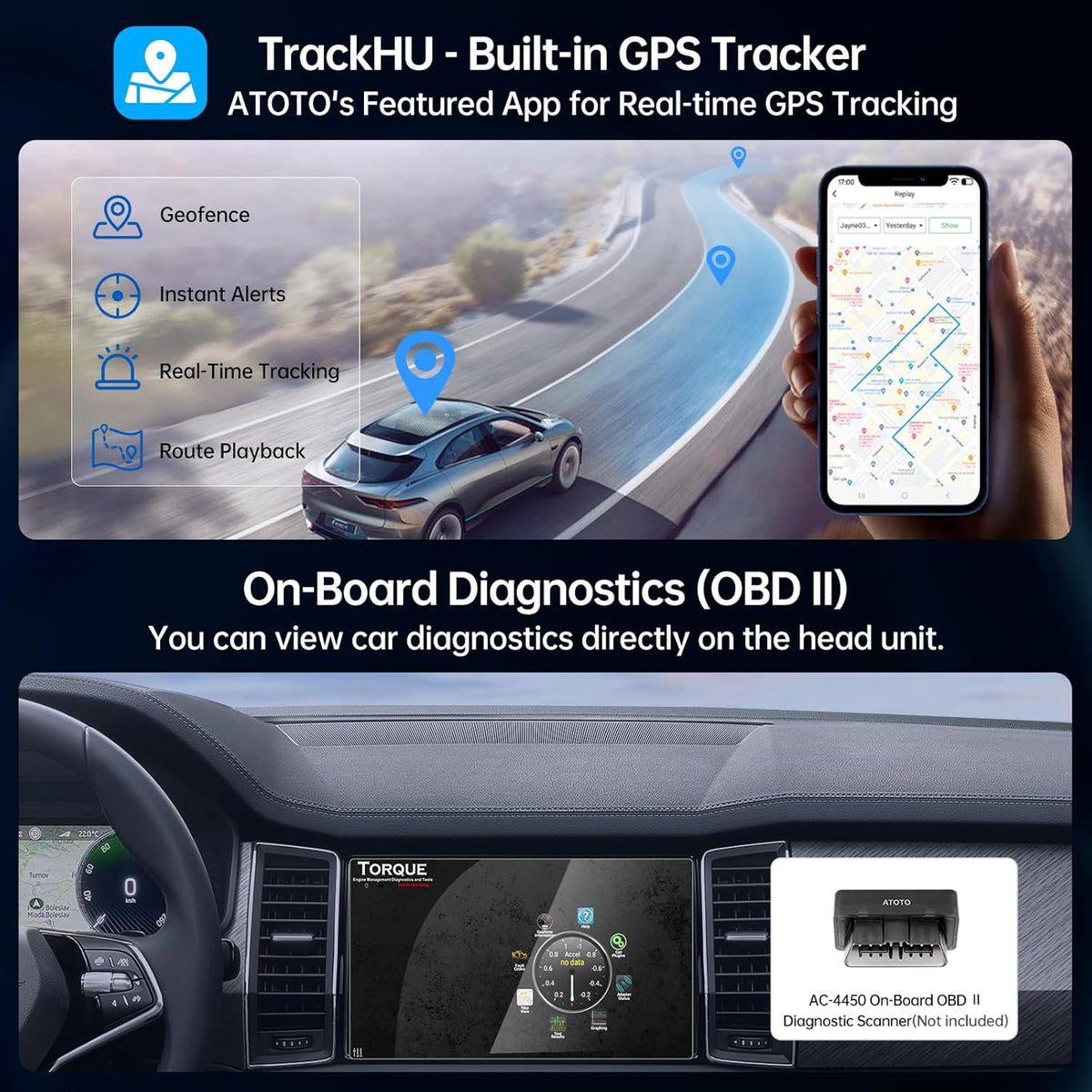 Ai Box Carplay/Android Auto Wireless Adapter, Android 13 6-in-1 Ai Box,4G LTE Card, GPS, DriveChat, Dual Bluetooth/WiFi, 4GB+64GB, Plug & Play for 2016+ Wired CarPlay, CB6A 2025 (CB6A-BK)