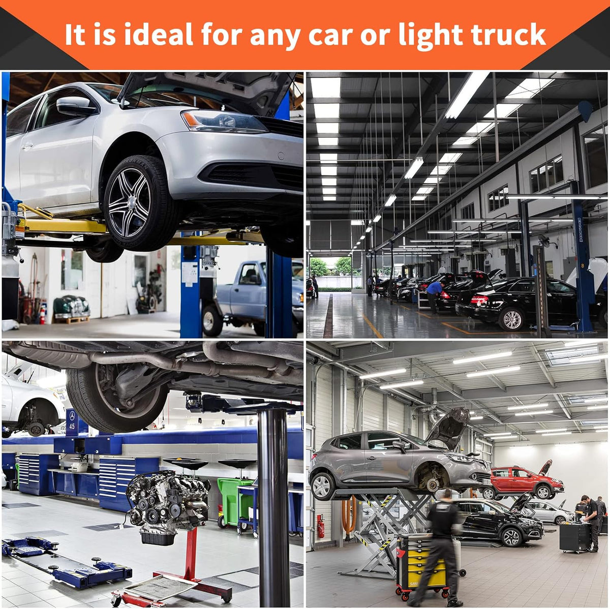 1600Lbs 2 Stage Hydraulic Transmission Jack Stand Telescoping 34" - 70" Adjustable Height with Foot Pedal 360 Degree Swivel Wheel Lift Hoist for Car Lift Garage Shop Floor