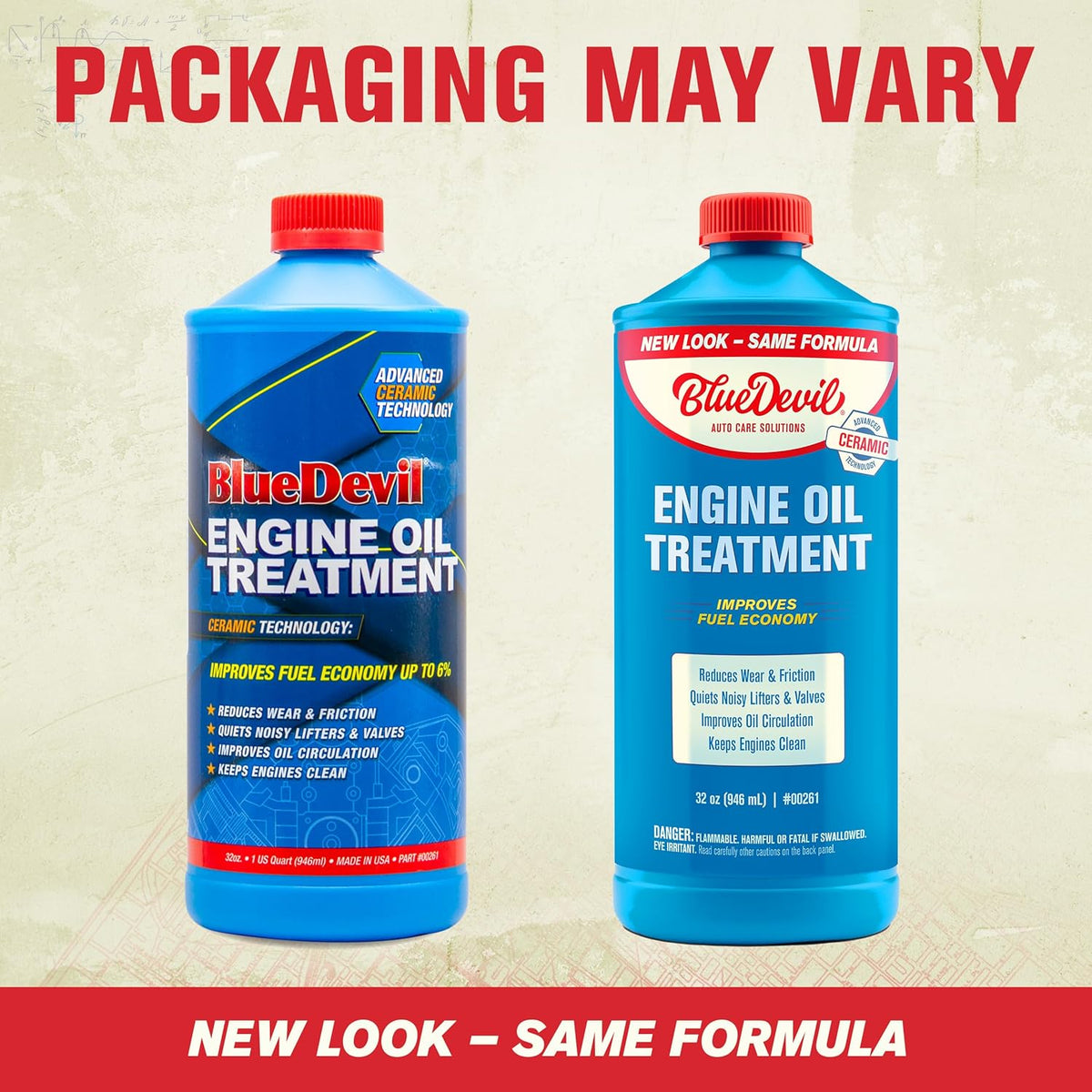 BlueDevil Products 00261 Engine Oil Treatment - 1 Quart