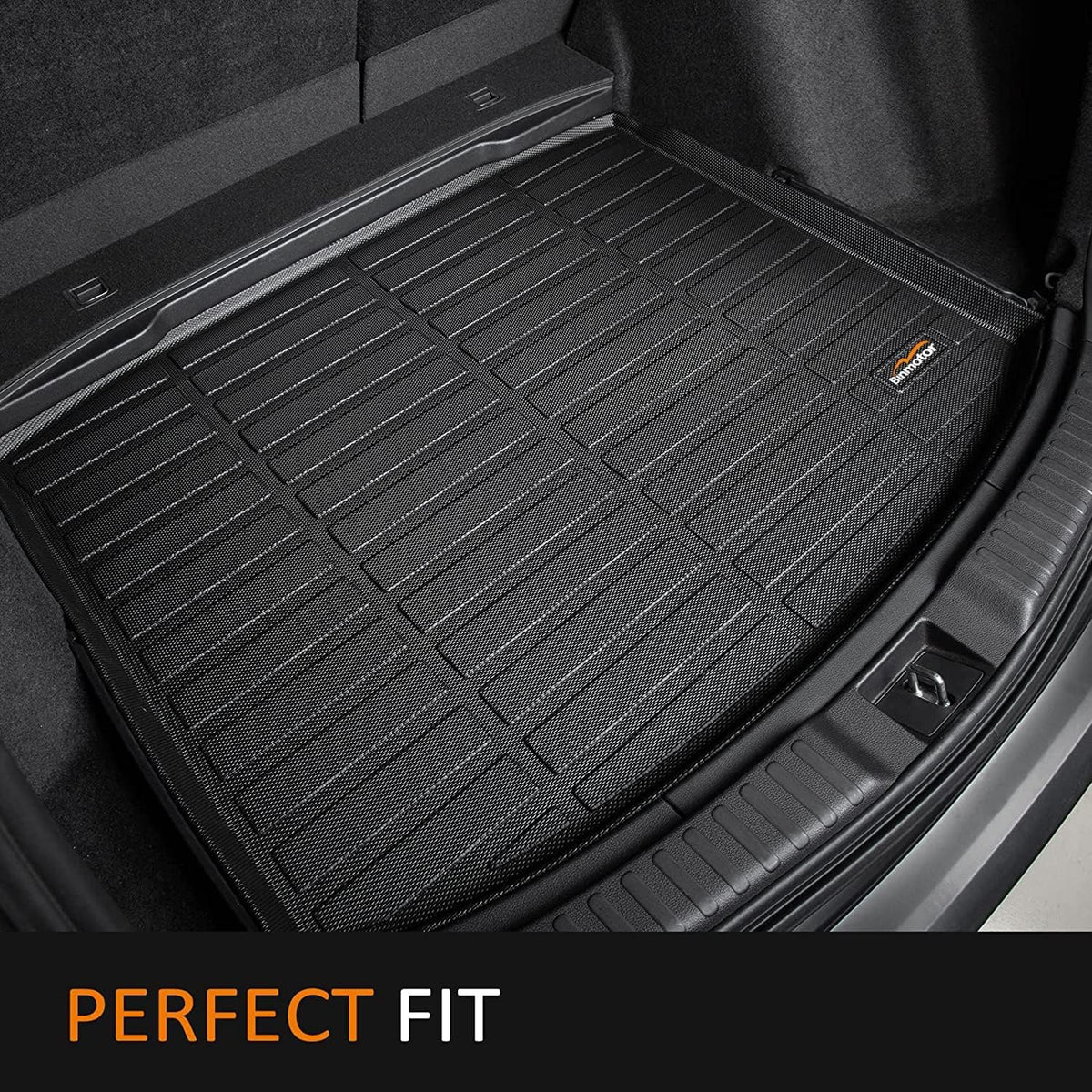 Binmotor-All Weather Floor Mats & Cargo Liner for RX 2016-2022 /RX350/RX450h (No RXL Models),Heavy Duty Car Floor Liners-Black for RX Accessories-Black