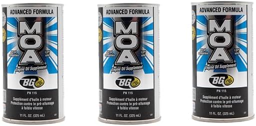 3 Cans of BG Motor Oil Additive MOA