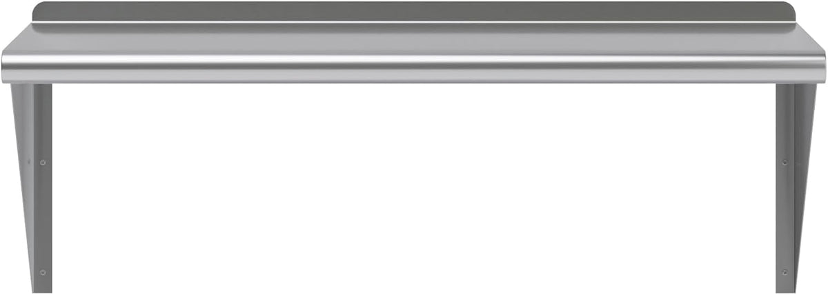 AmGood 36" Long X 16" Deep Stainless Steel Wall Shelf | NSF Certified | Appliance & Equipment Metal Shelving | Kitchen, Restaurant, Garage, Laundry, Utility Room