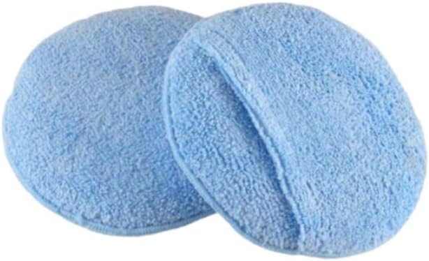 Leather CPR Microfiber Applicator Sponge - Leather Conditioner Applicator, Round LintFree Microfiber Applicator Pad for Car Leather Cleaner and Conditioner for Car Interior, Leather Care Kit