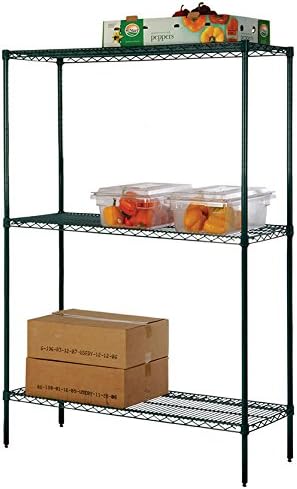 Omega 12" Deep x 48" Wide x 80" High 3 Tier Freezer Starter Shelving Unit