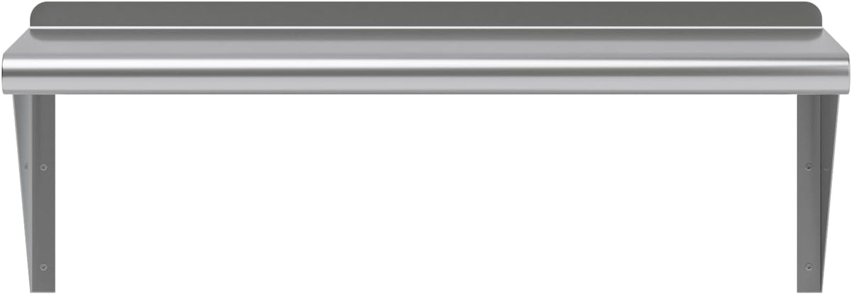 AmGood 12" X 30" Stainless Steel Wall Shelf | NSF Certified Metal Shelving