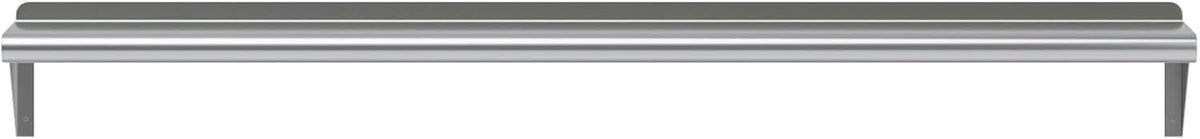 AmGood 60" Long X 8" Deep Stainless Steel Wall Shelf | NSF Certified | Appliance & Equipment Metal Shelving | Kitchen, Restaurant, Garage, Laundry, Utility Room
