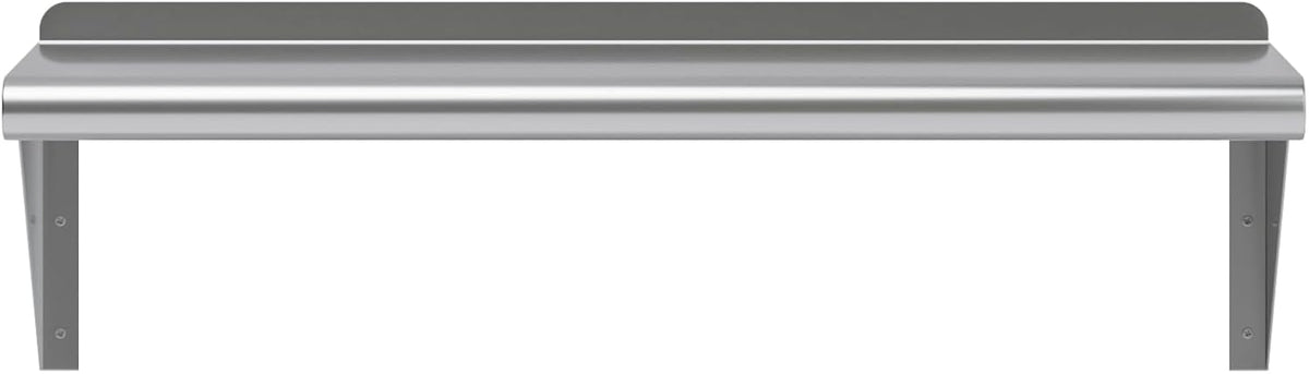 AmGood 30" Long X 10" Deep Stainless Steel Wall Shelf | NSF Certified | Appliance & Equipment Metal Shelving | Kitchen, Restaurant, Garage, Laundry, Utility Room