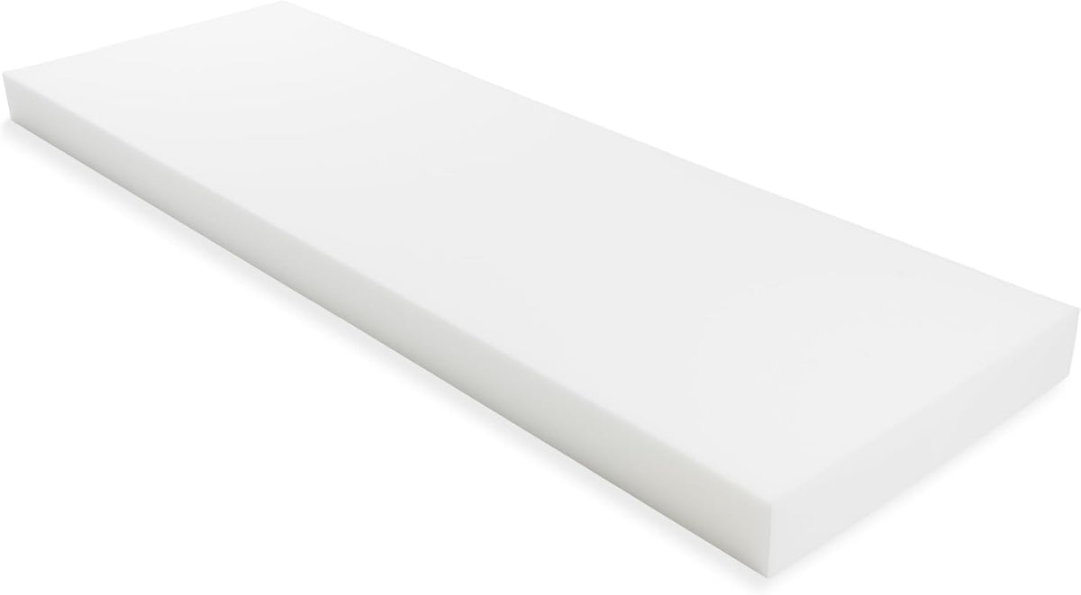 GoTo Foam 4" Height x 24" Width x 72" Length 36ILD (Semi-Firm) Upholstery Cushion Made in USA