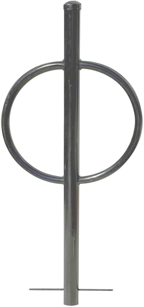 Sandbaggy Post and Ring Rack - In Ground - Commercial Outdoor Bike Parking & Storage Racks (Gray, 2)