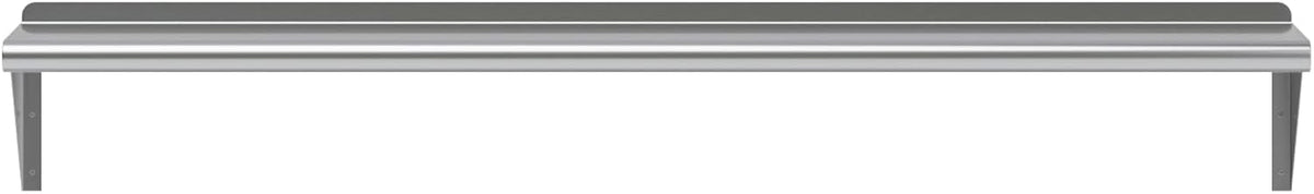 AmGood 60" Long X 10" Deep Stainless Steel Wall Shelf | NSF Certified | Appliance & Equipment Metal Shelving | Kitchen, Restaurant, Garage, Laundry, Utility Room