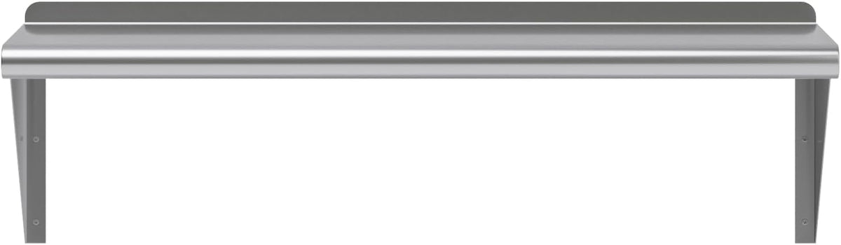 AmGood 36" Long X 12" Deep Stainless Steel Wall Shelf | NSF Certified | Appliance & Equipment Metal Shelving | Kitchen, Restaurant, Garage, Laundry, Utility Room