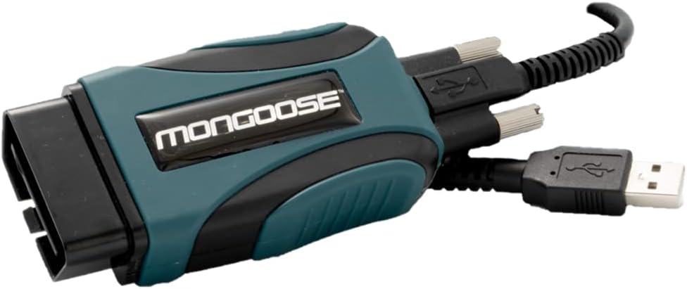 Opus IVS Mongoose-Plus J2534 OEM Vehicle Interface Cable - Toyota/Lexus/Scion OEM Reprogramming and Diagnostics