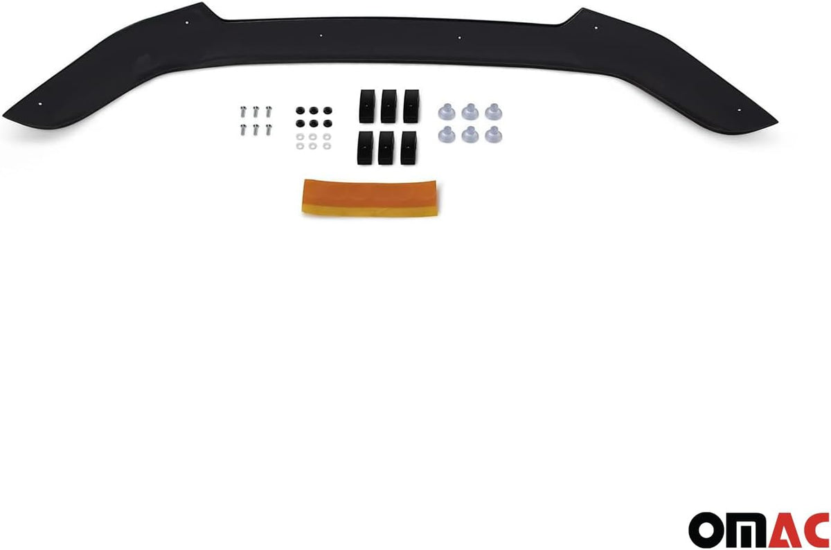 OMAC Front Bug Shield Hood Deflector Guard for Subaru Impreza 2012-2016 Black Smoke
