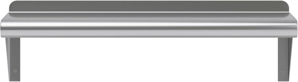 AmGood 24" Long X 8" Deep Stainless Steel Wall Shelf | NSF Certified | Appliance & Equipment Metal Shelving | Kitchen, Restaurant, Garage, Laundry, Utility Room