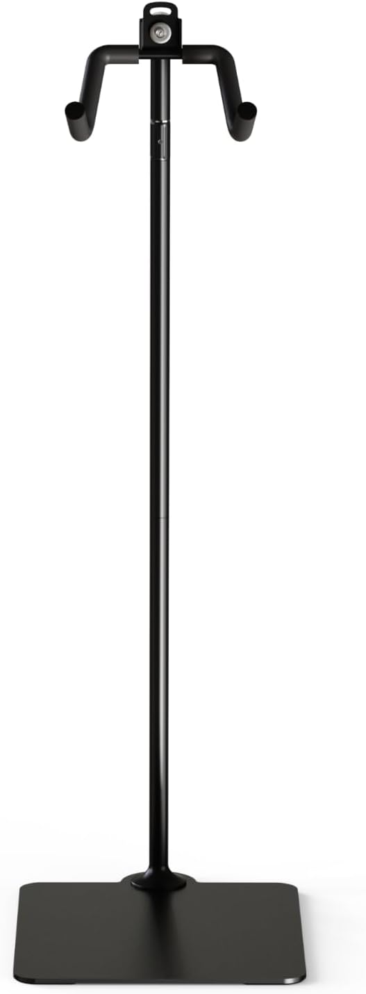Rcool Carbon Steel Bike Stand,Designed specifically for Folding Bicycles,Home Garage Parking Rack,Stable Anti-Slip,Durable Install,Frame Protection,Space-Saving，Black