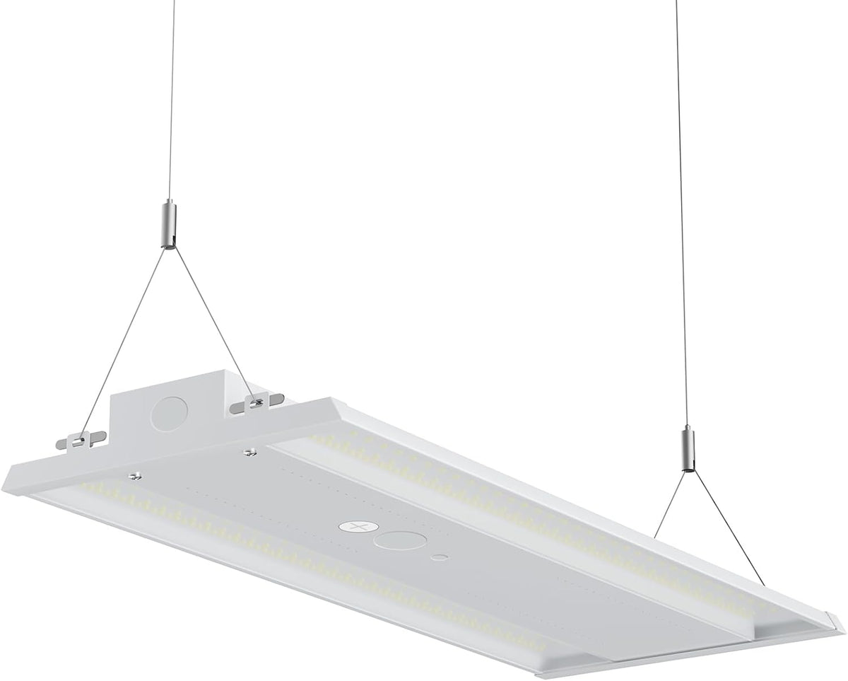 300W LED Linear High Bay Light, 45000LM Shop Light Commercial 120-277V, 5000K High Bay LED Shop Lights for Warehouse, Garage, Factory, UL Listed, 5 Years Warranty