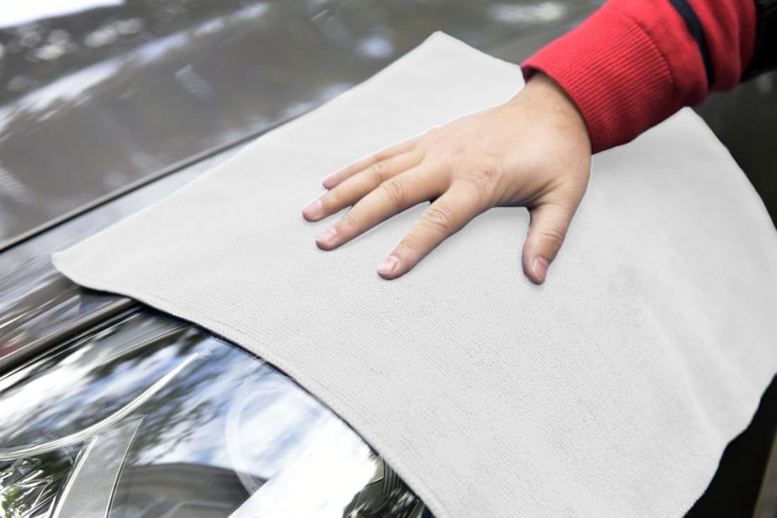 Avalon Towels Microfiber Cleaning Cloths (Value Pack of 36) Size 16" x 16", Highly Absorbent Cleaning Rags, Lint Free Cleaning Towels, Reusable and Washable, Microfiber Towels for Cars (Multi Color)