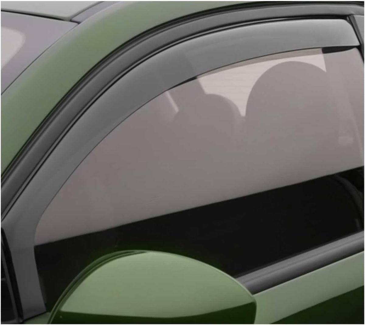 OMAC Window Visor Vent Rain Deflector for Honda Civic 2012-2015 Sedan Black Smoke 2 Pcs