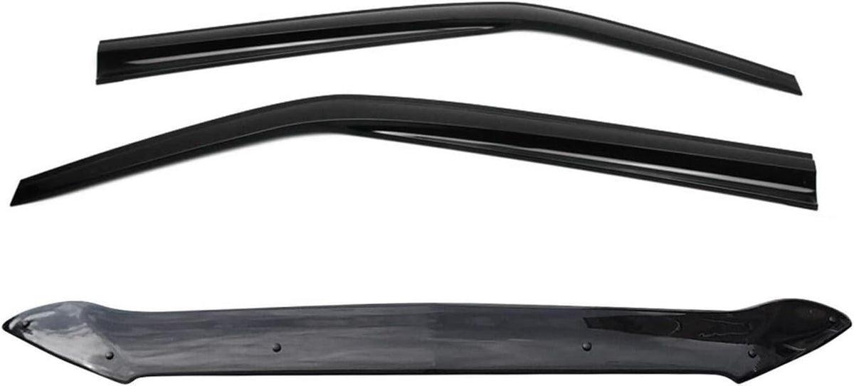 OMAC Front Bug Shield Hood Deflector & Window Visor for Mercedes Metris 2016-2024