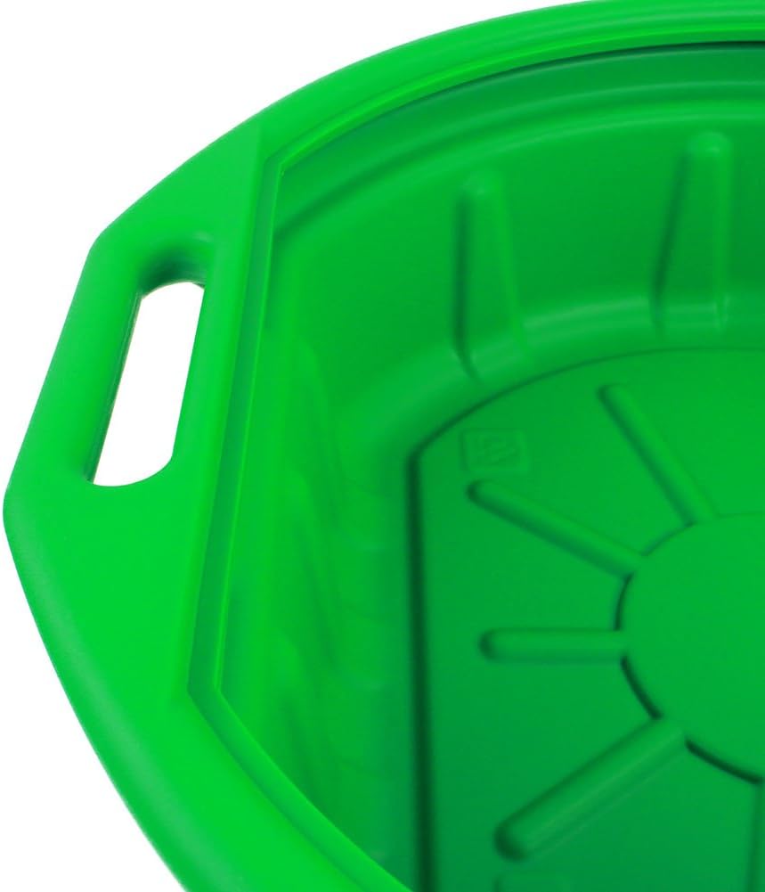 Capri Tools CP21023 Portable Oil Drain Pan, Anti-Freeze, Green