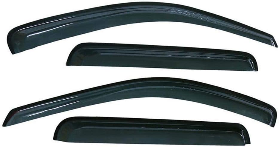 Smoke Sun/Rain Guard Window Visors Compatible with 2005-2010 Jeep Grand Cherokee Wind Deflector 4pcs 94243