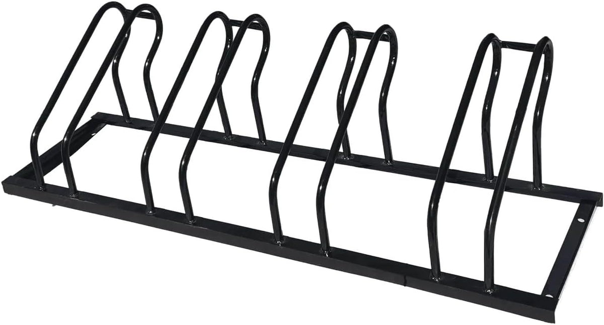 Sandbaggy Commercial Low Profile Bike Rack - Outdoor, Surface Mount, Steel - 4 Bike (4 Capacity (Low-Profile), 10)