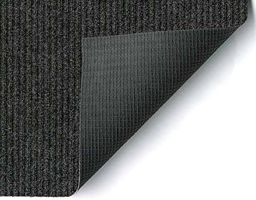 KOECKRITZ Heavy Duty Durable All Weather Indoor/Outdoor Non Slip Entrance Mat Rugs and Runners for Office Business Building Home Garage Front Door (3' x 17', Charcoal)