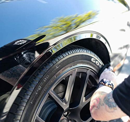 P&S Professional Detail Products Shine All Performance Dressing – High Gloss Tire & Trim Dressing – Water-Based, Interior/Exterior Use on Rubber, Vinyl & Leather – Pro Detail Finish - 1 Pint