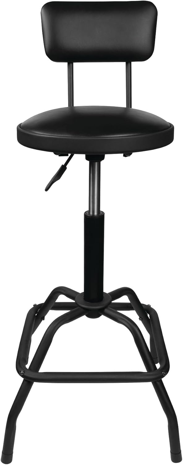 Performance Tool W85016 Pneumatic Stool w/Removable Backrest