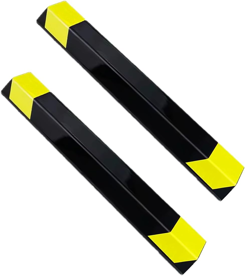 2 Pack 16" Parking Aid for Garage Heavy Duty, Car Parking Stopper for Garage, Parking Aids Protects Car, Parking Stopper Easy to Install (2 Pack 16" L x 1.25" H)